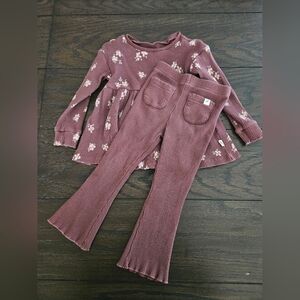 Easy-peasy toddler ribbed set 2T